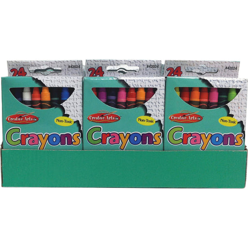 CLI Creative Arts Crayons Display