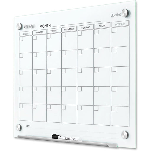 Quartet Infinity Glass Glass Dry-Erase Calendar Board
