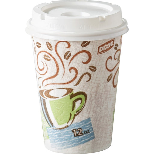 Dixie PerfecTouch Insulated Paper Hot Coffee Cups by GP Pro