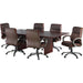Lorell Essentials Series Mahogany Conference Table