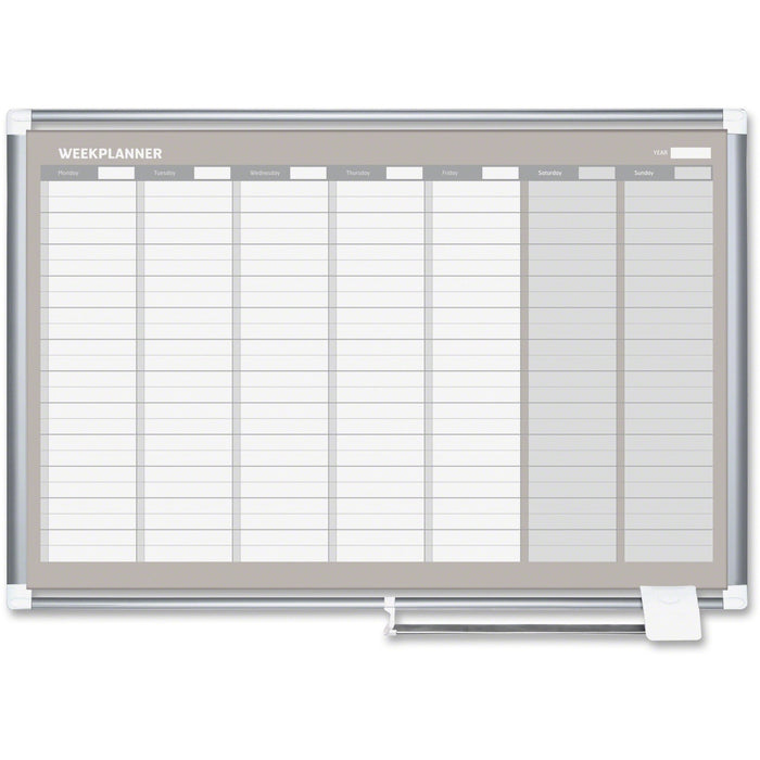 MasterVision Dry-erase Magnetic Planning Board