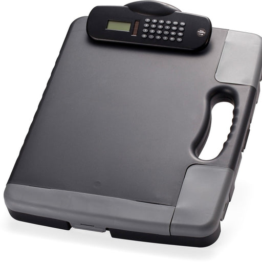 Officemate Portable Storage Clipboard with Calculator