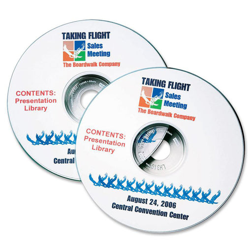Avery® Clear CD/DVD Inkjet Matte Labels