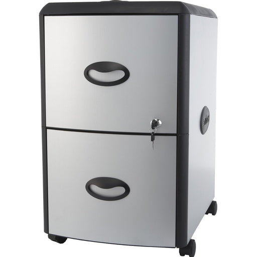 Storex Metal-clad Mobile Filing Cabinet