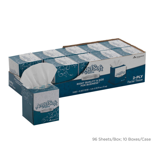 Angel Soft Ultra Professional Series Cube Box Facial Tissue
