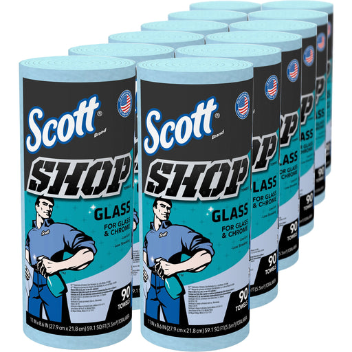 Scott Glass Cleaning Shop Towels