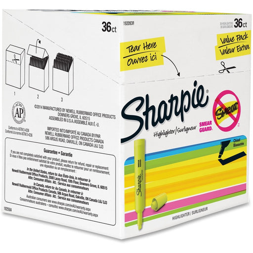Sharpie SmearGuard Tank Style Highlighters
