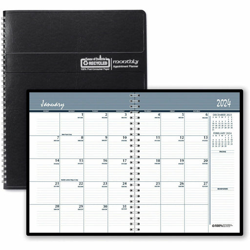 House of Doolittle Embossed Cover 14-month Monthly Planner