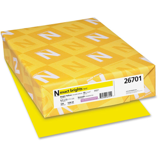 Exact Brights® Smooth Colored Paper - Yellow