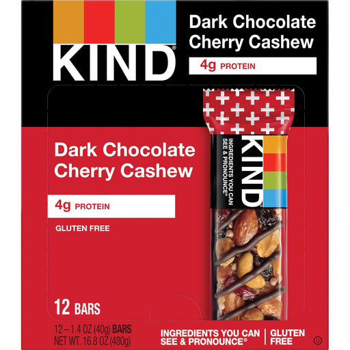 KIND Dark Chocolate Cherry Cashew Nut Bars