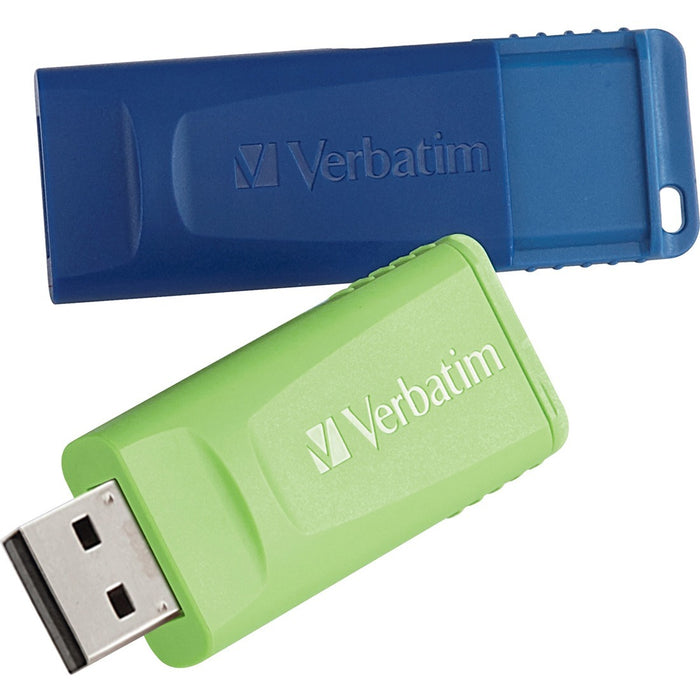 32GB Store 'n' Go USB Flash Drive - 2pk - Blue, Green