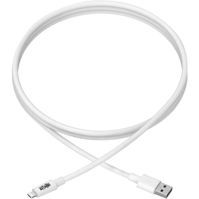 Tripp Lite USB Sync/Charge Cable with Lightning Connector, White, 10 ft. (3 m)