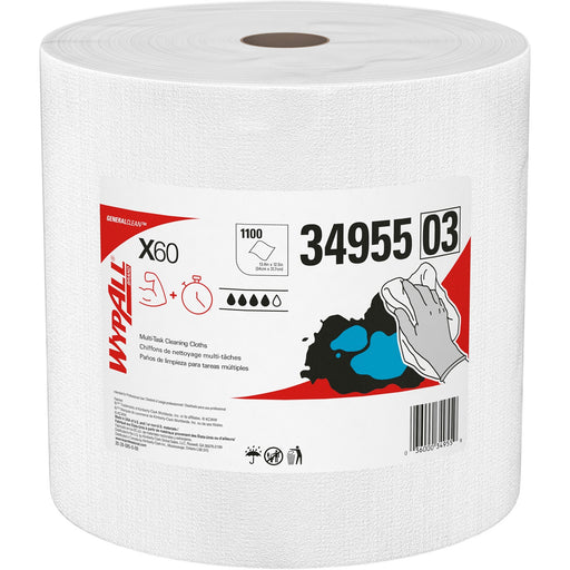 Wypall General Clean X60 Multi-Task Cleaning Cloth Jumbo Roll