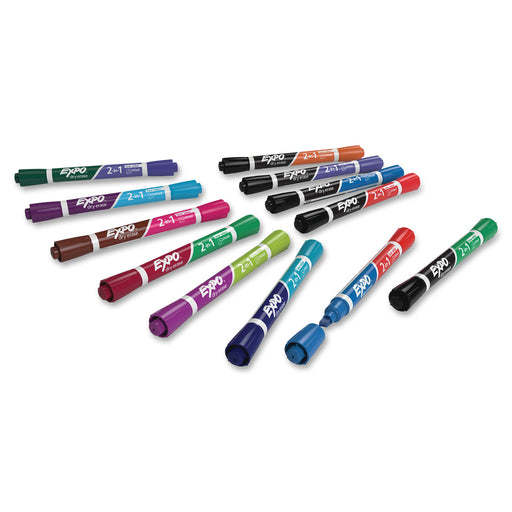 Expo 2-in-1 Dry Erase Markers