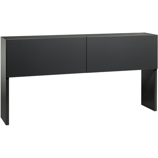 Lorell Charcoal Steel Desk Series Stack-on Hutch