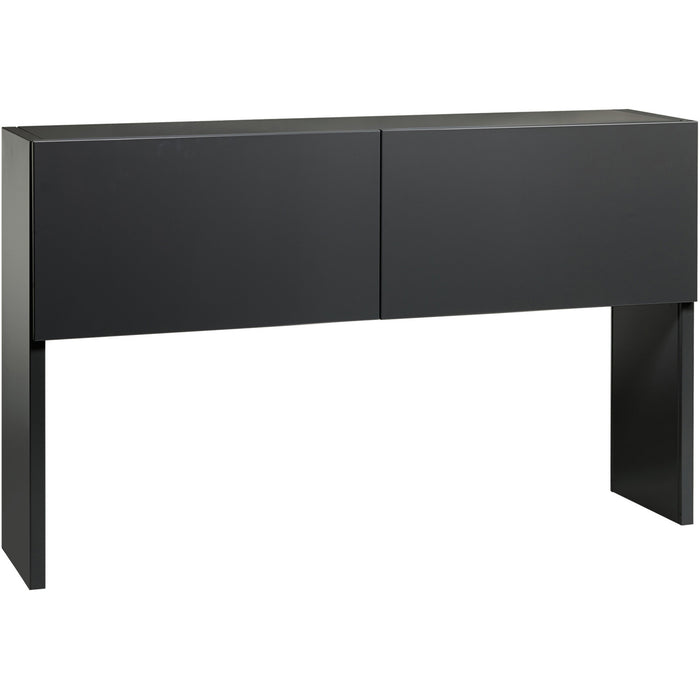 Lorell Charcoal Steel Desk Series Stack-on Hutch