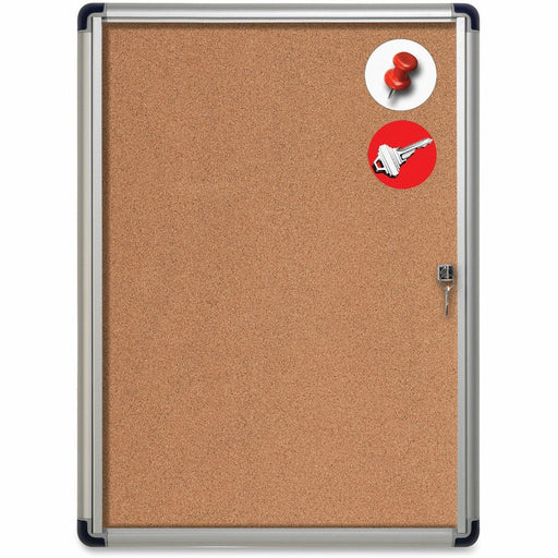 MasterVision Magnetic Ultra Slim Enclosed Board
