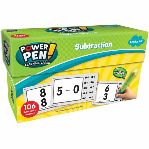 Teacher Created Resources Power Pen Subtraction Cards
