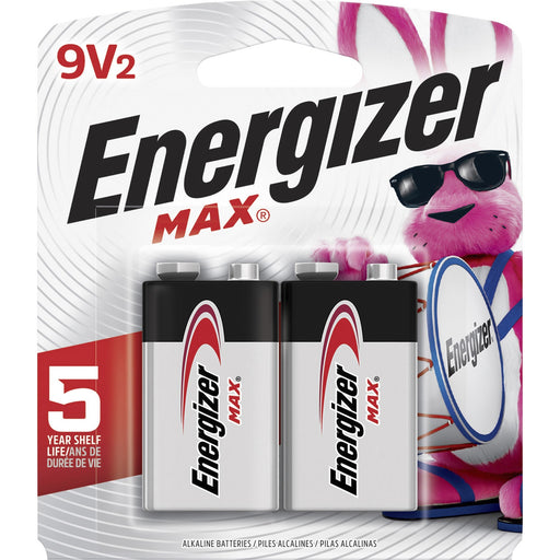 Eveready MAX Alkaline 9 Volt Battery 2-Packs