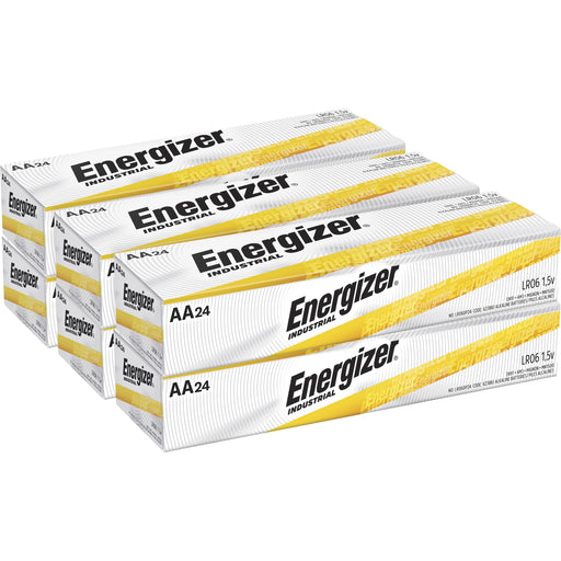 Energizer Industrial Alkaline AA Battery Boxes of 24