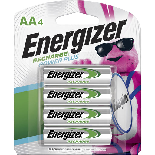 Energizer Recharge Power Plus Rechargeable AA Battery 4-Packs