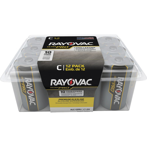 Rayovac Ultra Pro Alkaline C Battery 12-Packs