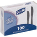 Dixie Medium-weight Disposable Knives Grab-N-Go by GP Pro
