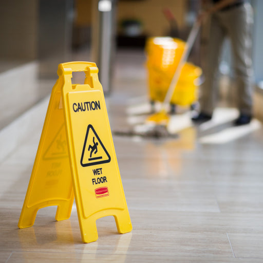 Rubbermaid Commercial Caution Wet Floor Safety Sign
