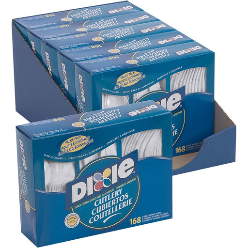 Dixie Heavyweight Disposable Forks, Knives & Spoons Combo Boxes by GP Pro