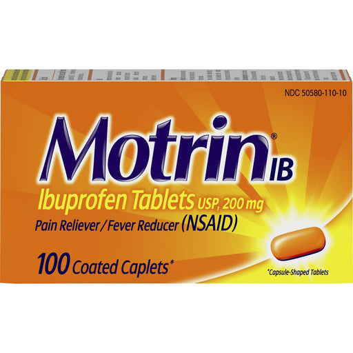 Motrin Ibuprofen Caplets