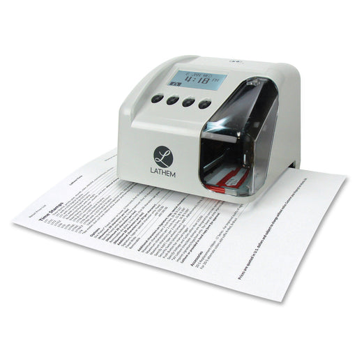 Lathem LT5 Electronic Time and Date Stamp