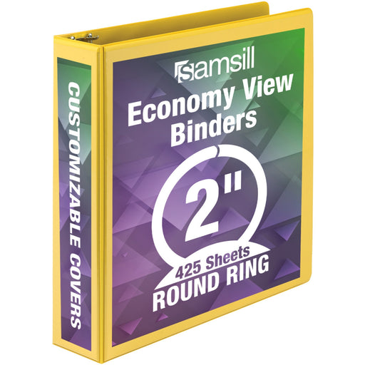 Samsill Economy 2" Round-Ring View Binder
