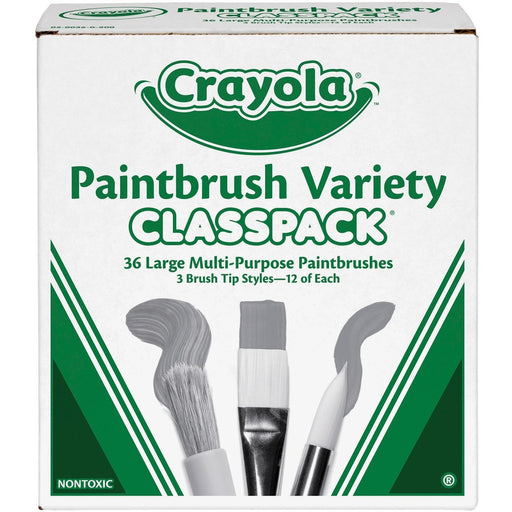 Crayola 3-Tip Paintbrush Variety Classpack