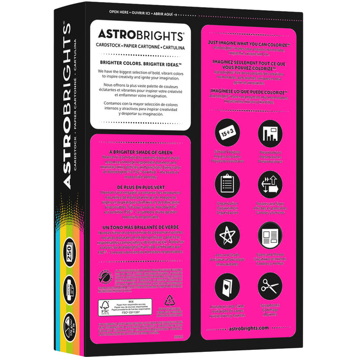 Astrobrights Color Card Stock - 5 Assorted Colours