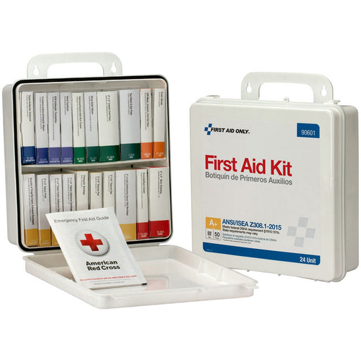 First Aid Only 50-Person Unitized Plastic First Aid Kit - ANSI Compliant