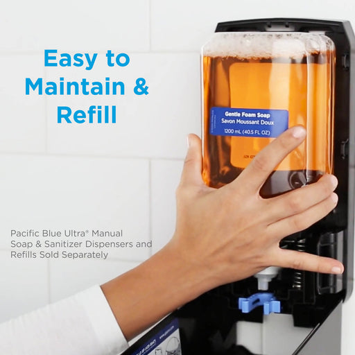 Pacific Blue Ultra Foaming Hand Soap/Hand Sanitizer Wall-Mounted Manual Dispenser