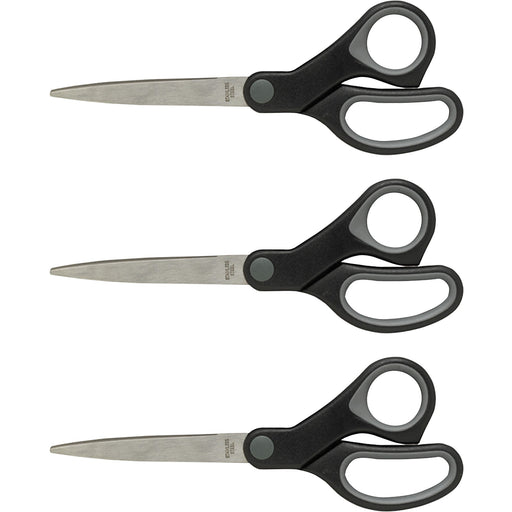 Sparco Straight Scissors w/Rubber Grip Handle