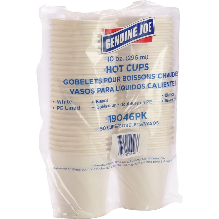 Genuine Joe Polyurethane-lined Disposable Hot Cups