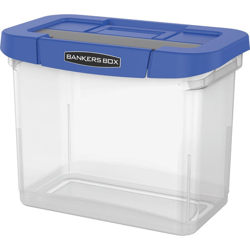 Bankers Box® Heavy Duty Portable Plastic File Box
