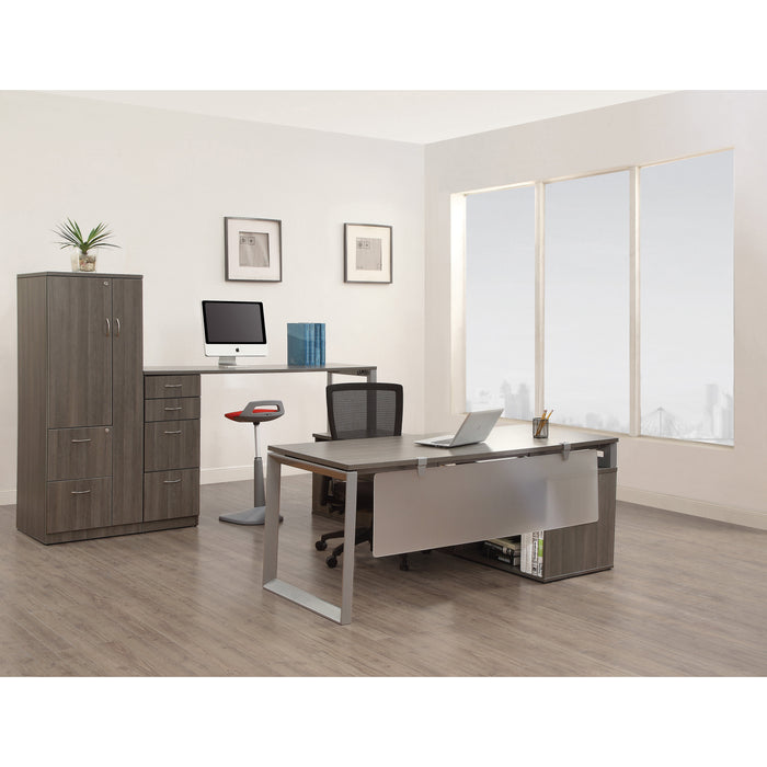 Lorell Relevance Series Charcoal Laminate Office Furniture Tabletop