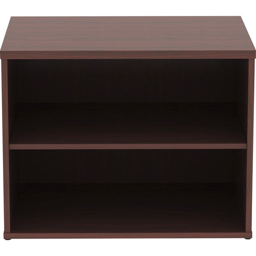 Lorell Relevance Series Mahogany Laminate Office Furniture Credenza