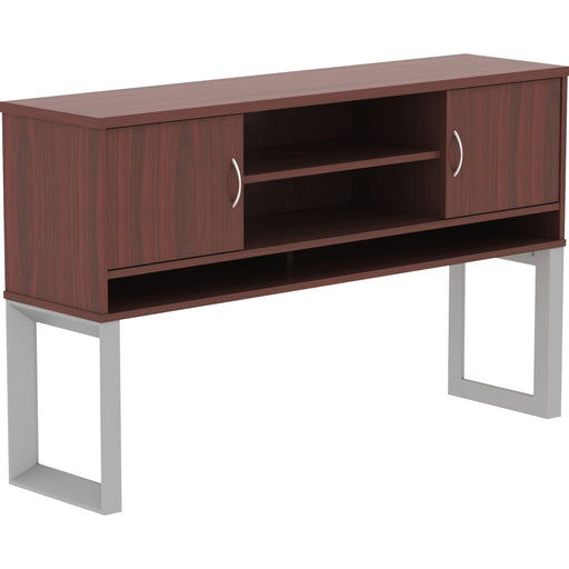 Lorell Relevance Series Mahogany Laminate Office Furniture Hutch
