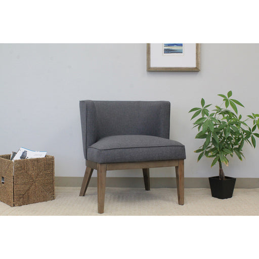 Lorell Linen Fabric Accent Chair