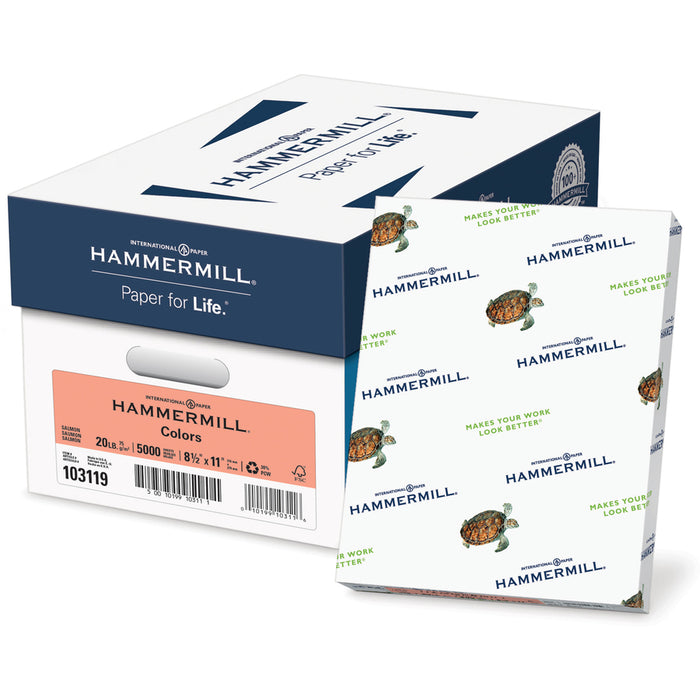 Hammermill Colors Recycled Copy Paper - Salmon