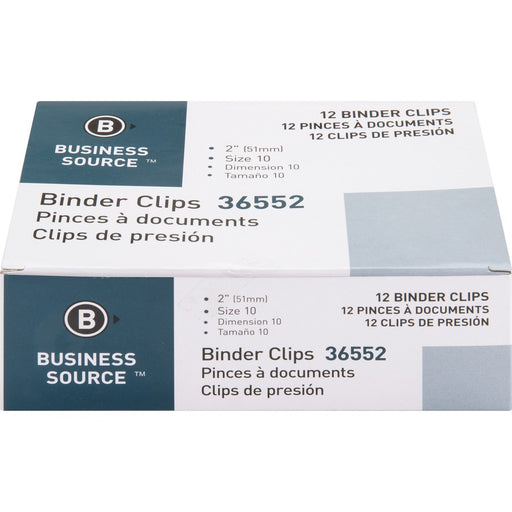 Business Source Fold-back Binder Clips