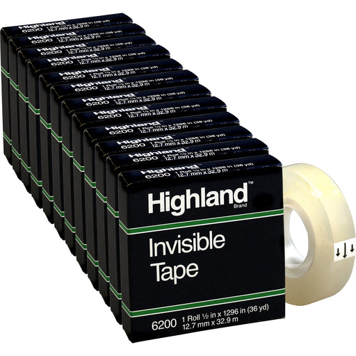 Highland 1/2"W Matte-finish Invisible Tape