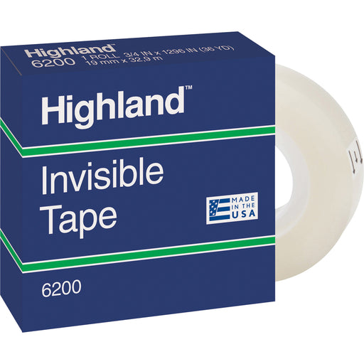 Highland 3/4"W Matte-finish Invisible Tape