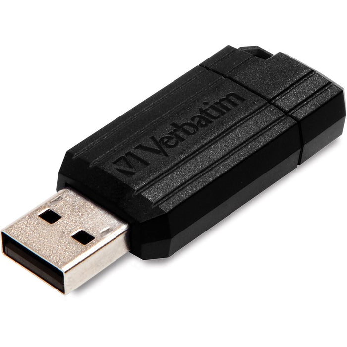 32GB PinStripe USB Flash Drive - Business 10pk - Black