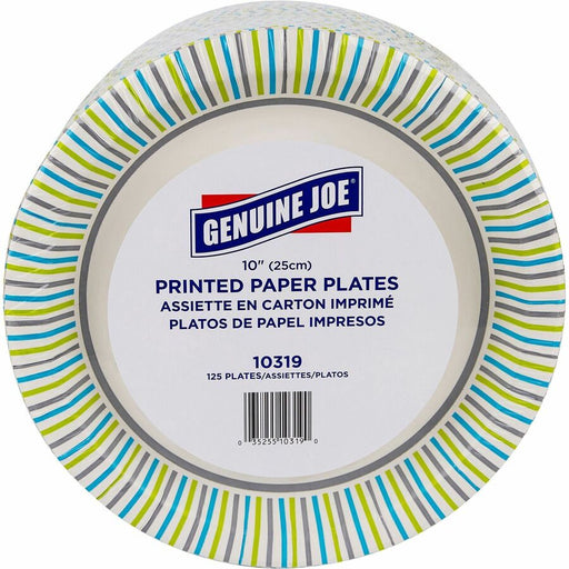 Genuine Joe Printed Paper Plates
