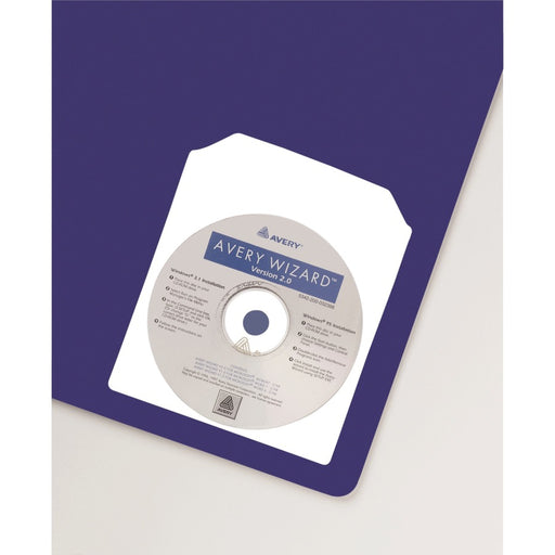 Avery® Vinyl Self-Adhesive Media/CD/DVD Pockets